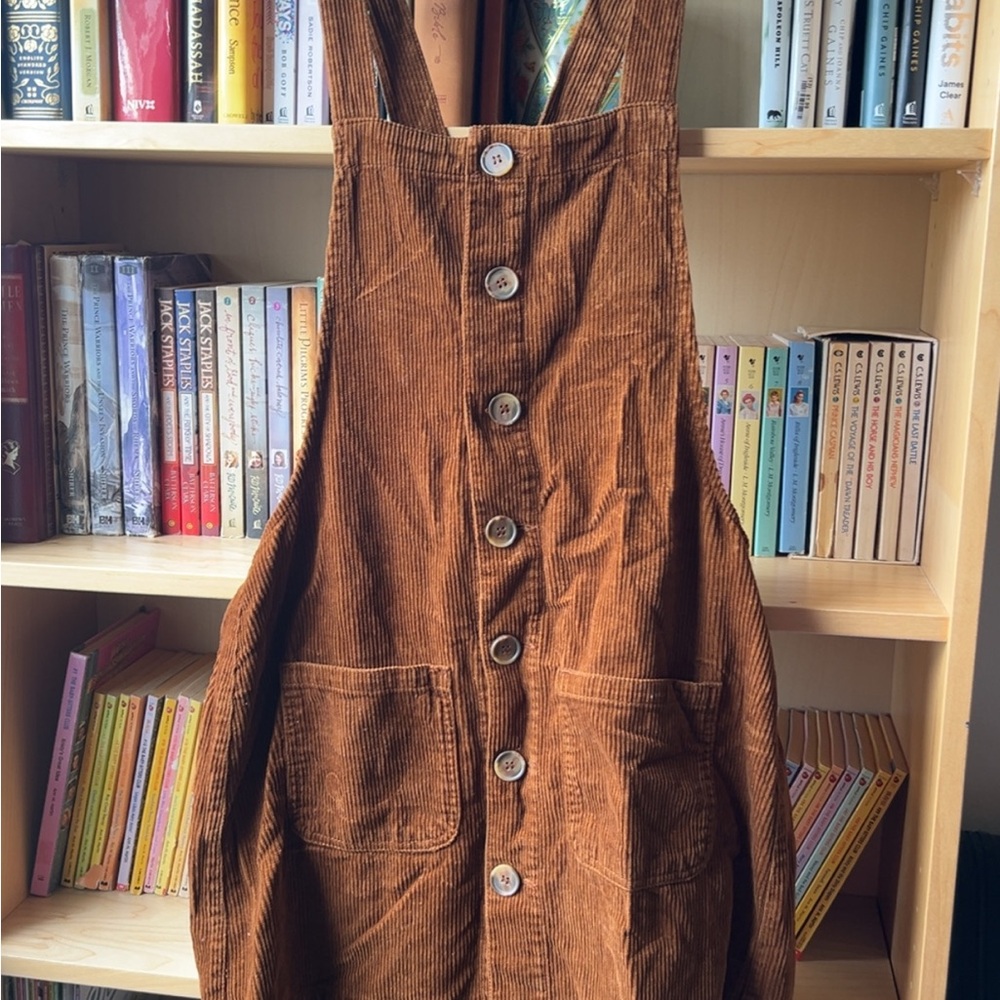Blue Spice Brown Corduroy Top